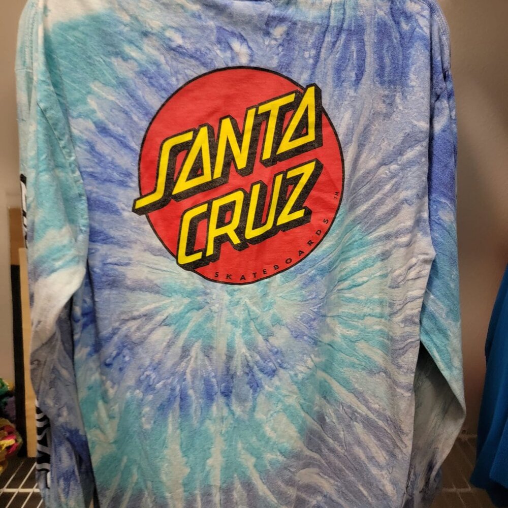 Vintage tie-dye Santa Cruz long-sleeve t-shirt - Picture 2 of 6